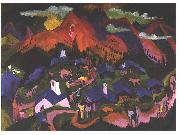 Ernst Ludwig Kirchner Return of the animals oil painting